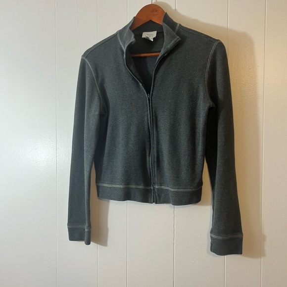 Loft Women's Gray Zip-Up Jacket Size Small - Picture 3 of 10